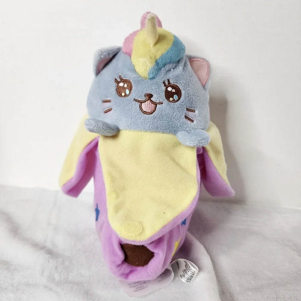 Funko‎ Bananya Crunchyroll Nite Rainbow Plush Kitty Rainbow Unicorn Banana